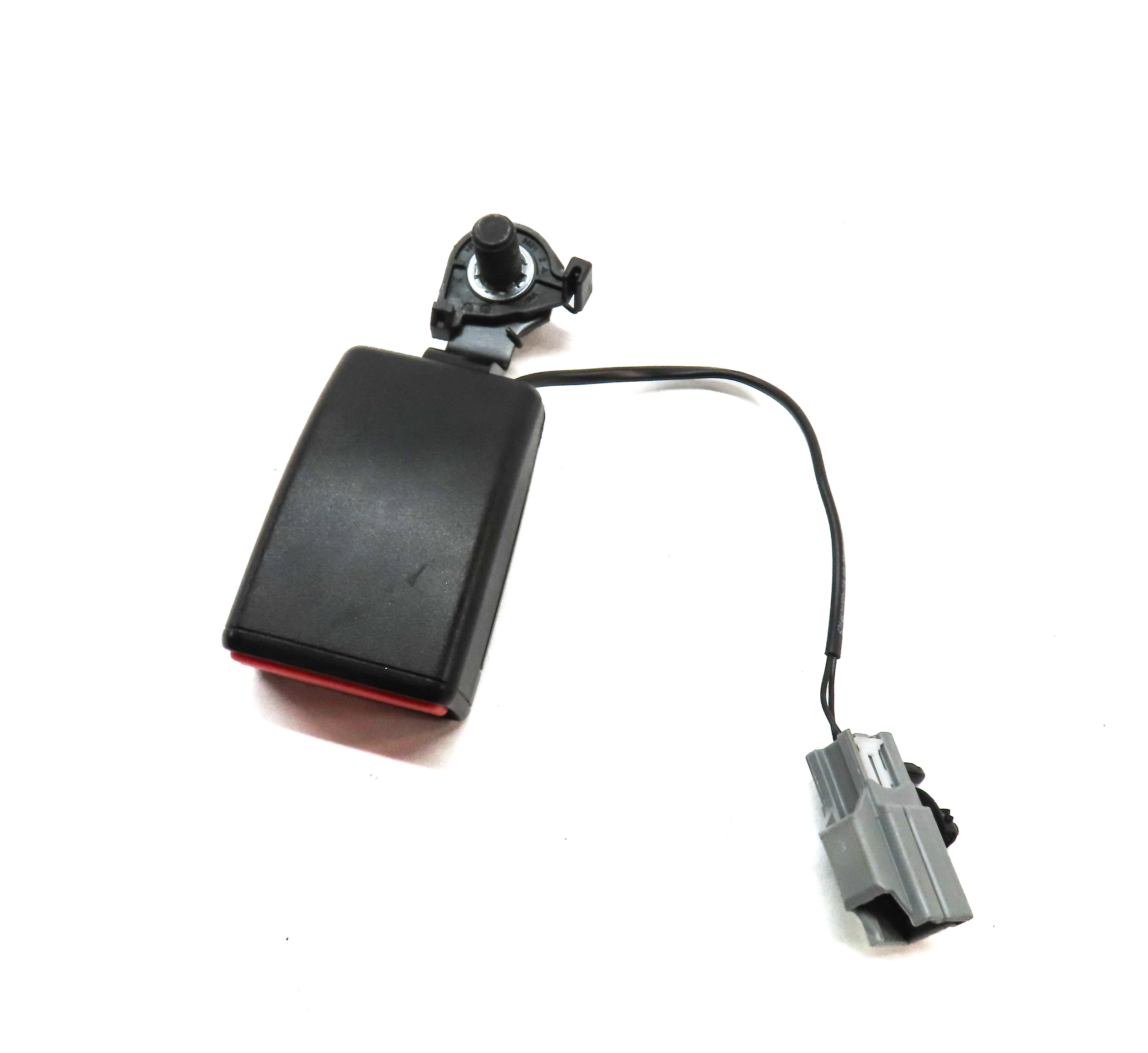 2016 LAND RANGE ROVER (L405) REAR RIGHT SEAT SEATBELT BUCKLE RECEIVER (BLACK) — exact item pictured